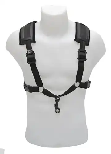 Saxophongurt BG S40CSH – Schultergurt für Alt und Tenor Saxophon, Komfort – Herren