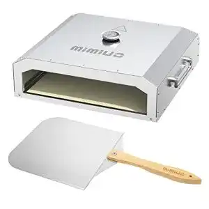 Pizzaaufsatz Gasgrill Mimiuo Pizzaofen, universeller BBQ -Pizzaofen