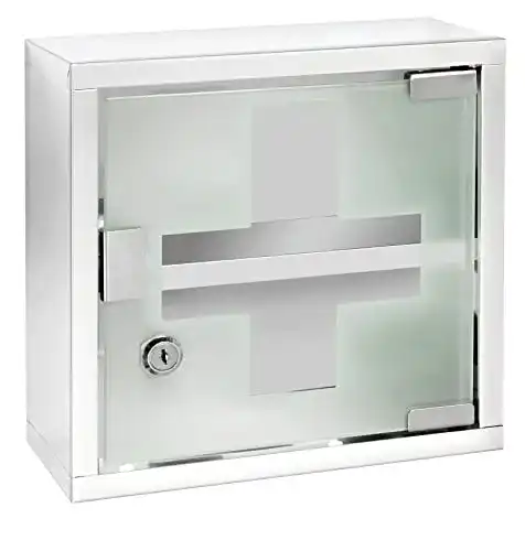 Medizinschrank WENKO Medikamentenschrank Edelstahl