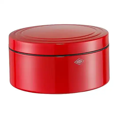 Wesco-Brotkasten WESCO Classic Line Gebäckdose Stahlblech Rot