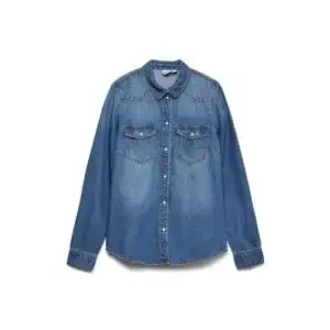 Jeanshemd Damen VERO MODA Vmmaria Denim Slim Shirt Mix
