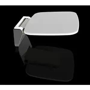 Duschklappsitz impex-bad_de klappbarer Duschsitz in chrom-weiß
