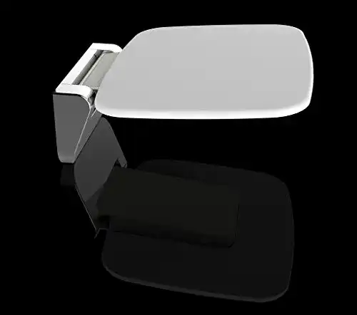 Duschklappsitz impex-bad_de klappbarer Duschsitz in chrom-weiß