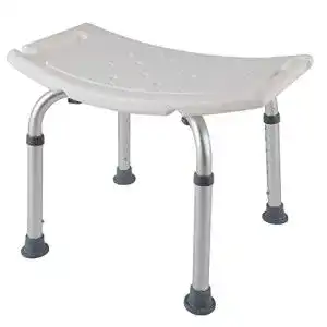 Duschhocker HENGMEI Aluminium höhenverstellbar Badhocker