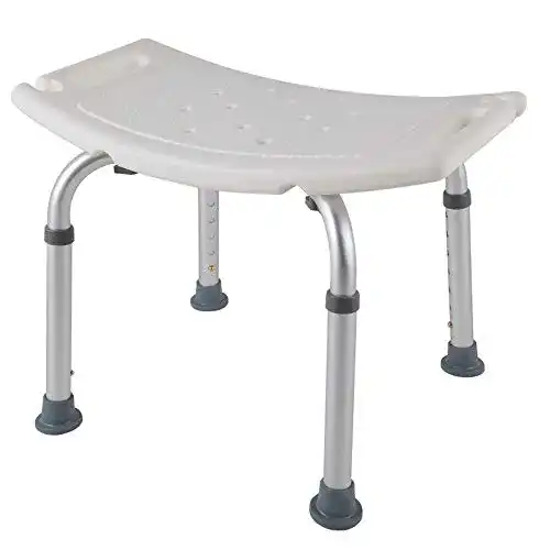 Duschhocker HENGMEI Aluminium höhenverstellbar Badhocker