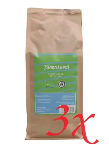 Bio-Espresso Business-Coffee Bionatural ganze Bohne 3 kg