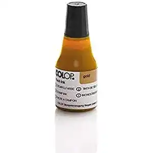 Stempelfarbe Colop für Flashstempel in der Farbe Gold, 25 ml