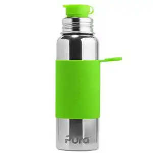 Pura-Trinkflasche Pura Sport Edelstahl mit Silikon Sport Top