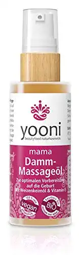 Damm-Massageöl Yooni Mama, Weizenkeimöl & Vitamin E, 30 ml