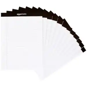 Notizblock Amazon Basics, liniert, 21 x 29 cm, 12 Stück