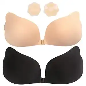 Rückenfreier BH BDSMYOU Klebe BH Push Up Trägerloser Push Up