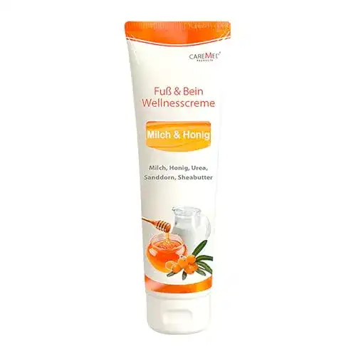 Fußcreme Sanamed CareMed Milch Honig Wellness 150 ml