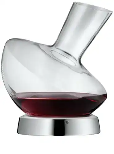 Dekanter WMF Jette Wein mit Edelstahl-Sockel 0,75l, Glas