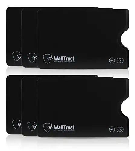 Kreditkartenhülle WallTrust RFID- / NFC-Schutz vor Datenklau