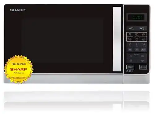 Mikrowelle günstig SHARP R642INW 2-in-1 Mikrowelle mit Grill