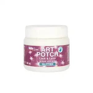 Serviettenkleber KREUL 49561 – Art Potch Lack und Leim Glitter