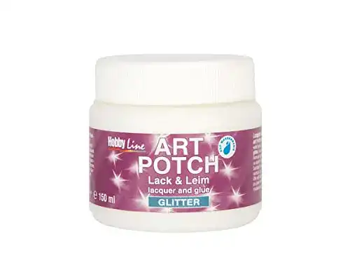 Serviettenkleber KREUL 49561 – Art Potch Lack und Leim Glitter