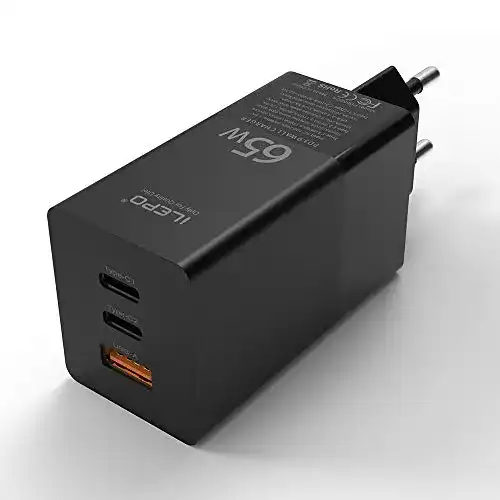 PD-Ladegerät iNepo USB Netzteil 65W GaN PD Ladegerät