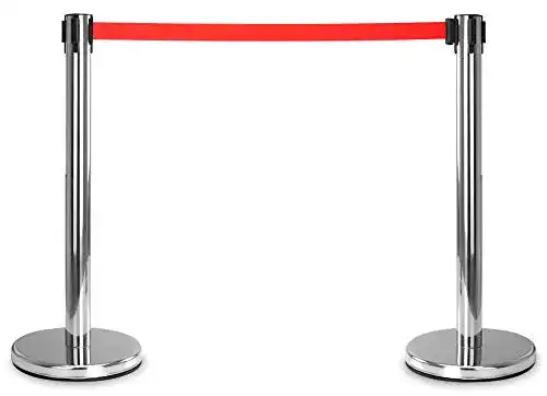 Absperrband ausziehbar Stagecaptain PLS-200S Absperrständer