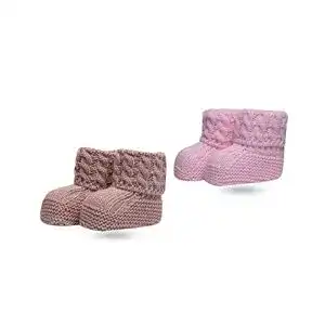 Babyschuhe gestrickt Sweety Bloom Neugeborene Hausschuhe