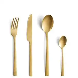Amefa-Besteck Amefa Besteckset Schäkel, Edelstahl, rostfrei, Gold