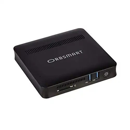 Lüfterloser Mini-PC Orbsmart, AW-11L Windows 11 Desktop PC