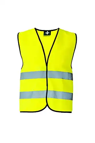 Warnweste Korntex KXVWGL schwarzer Saum, gelb, L