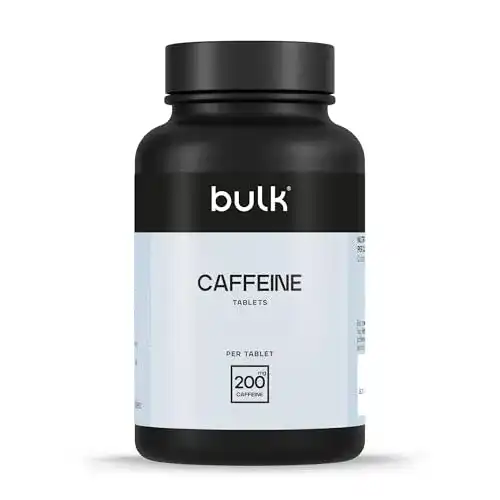 Koffeintabletten Bulk, Pre Workout Booster, 200 mg, 250 Tabletten