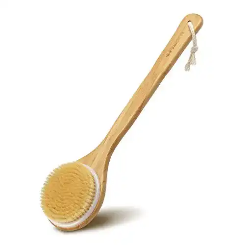 Rückenbürste PHILORN Duschbürste, mit 15.7″ Bambusgriff