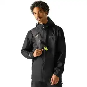 Regenjacke Herren Regatta Herren pack it jkt ii Jacke, Schwarz