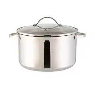 Kochtopf 24 cm axentia Kochtopf Pado aus poliertem Edelstahl