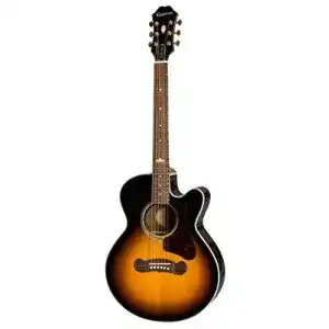 Epiphone-Westerngitarre Epiphone EJ-200 Coupe – Vintage Sunburst