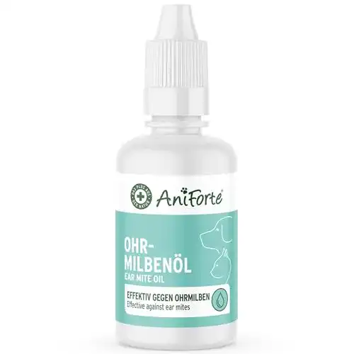 Ohrreiniger Hund AniForte Ohrmilbenöl für Haustiere 20ml