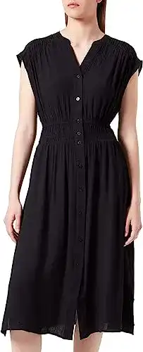 Blusenkleid Q/S by s.Oliver Women’s, Black, 40