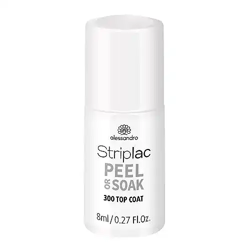 Top Coat alessandro Striplac Peel or Soak, LED-Überlack