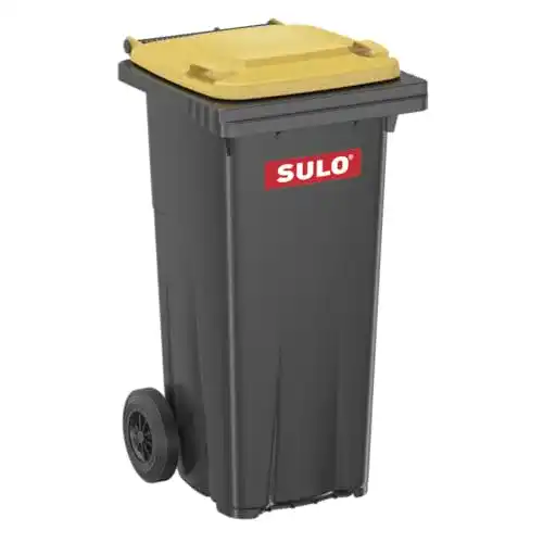 Gelbe Mülltonne Sulo CITYBAC CLASSIC 120 Liter Grau