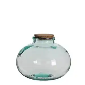 Flaschengarten Glas MICA Decorations Mica Olly Vase, Glas, Kork