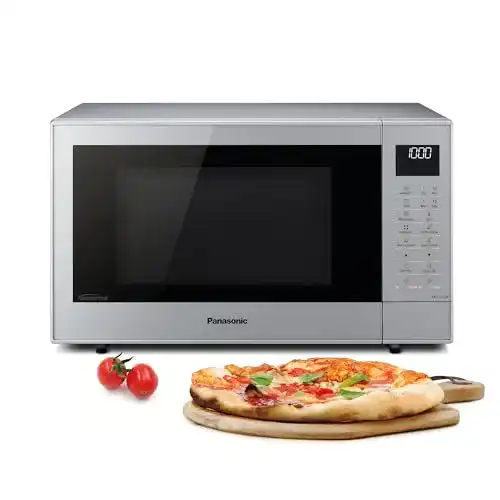 Die beste Edelstahl-Mikrowelle Panasonic NN-CT57 Mikrowelle 1000 Watt 2026 Test Bestseller Edelstahl-Mikrowelle Panasonic NN-CT57 Mikrowelle 1000 Watt