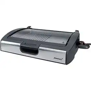 Elektrogrill 2.200 Watt Steba VG200 BBQ Tischgrill mit Glasdeckel