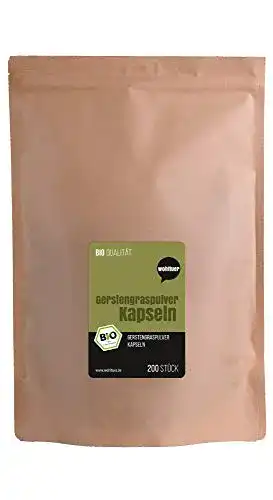 Gerstengras-Kapseln Wohltuer Bio Gerstengras Kapseln, 200 Stück
