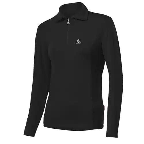 Skipullover Damen LÖFFLER Löffler Damen Pulli Transtex Zip-Rolli