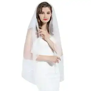 Schleier BEAUTELICATE Braut Braut Hochzeit Softtüll Weiß Ivory