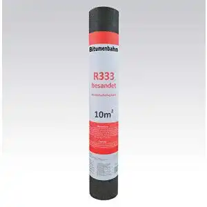 Dachpappe Isolbau 10m² Profi Bitumenbahn R333 besandet