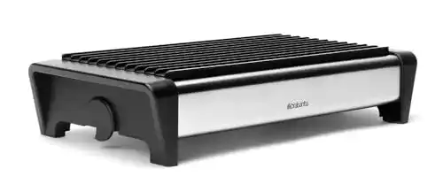 Warmhalteplatte Brabantia Speisewärmer 2 Kerzen, Matt Steel