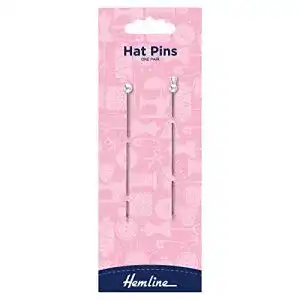 Hutnadel Hemline Distel und Kugel 90 mm, 2er-Packung