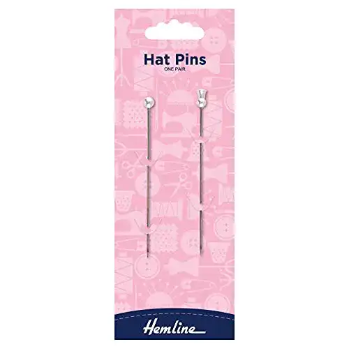 Hutnadel Hemline Distel und Kugel 90 mm, 2er-Packung
