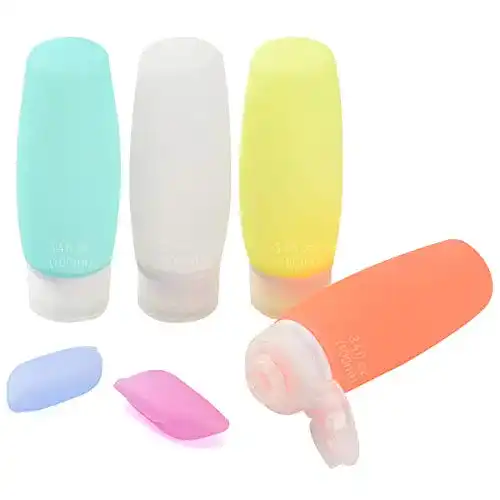 Futtertube Hund OIOSEN Silikon Reiseflaschen 100ml Set