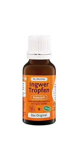 Ingwertropfen Dr. Muches Ingwer Tropfen, 20ml, vegan, bio