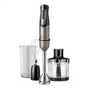 Stabmixer Black+Decker BXHBA600E, 600, Edelstahl, Weiß