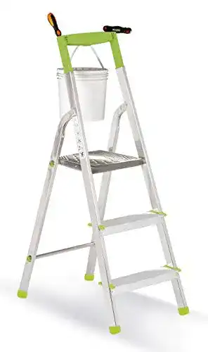 Trittleiter 3 Stufen Casabriko 11033 Haushaltsleiter aus Aluminium